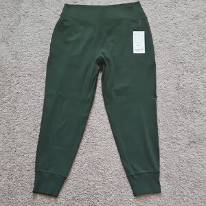 Athleta Dark Green Jogger Pants - Never Worn